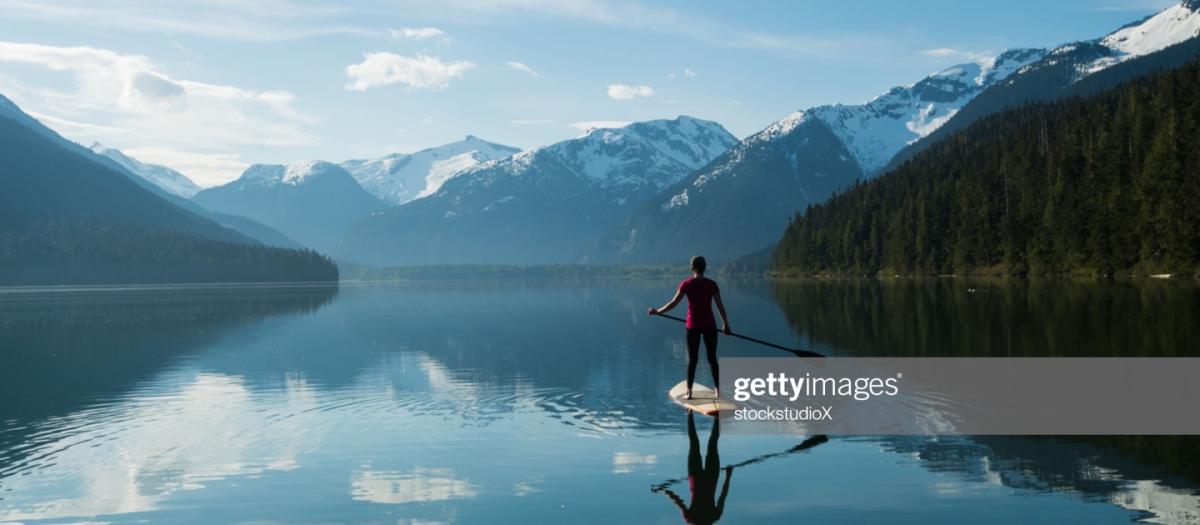 Person on water