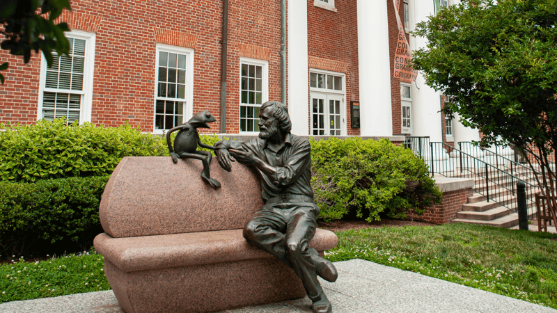 Henson statue